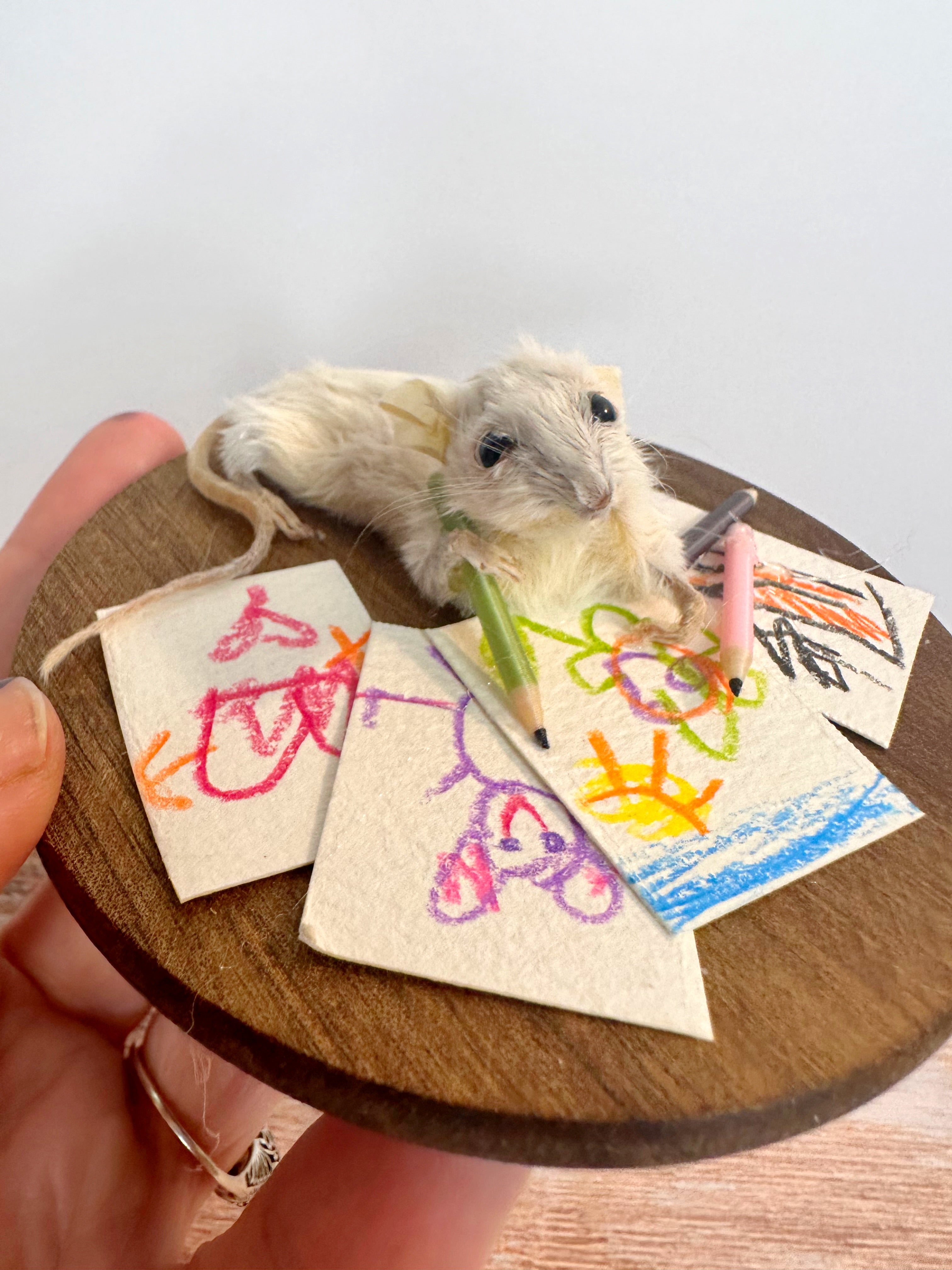 Elizabeth loves to draw