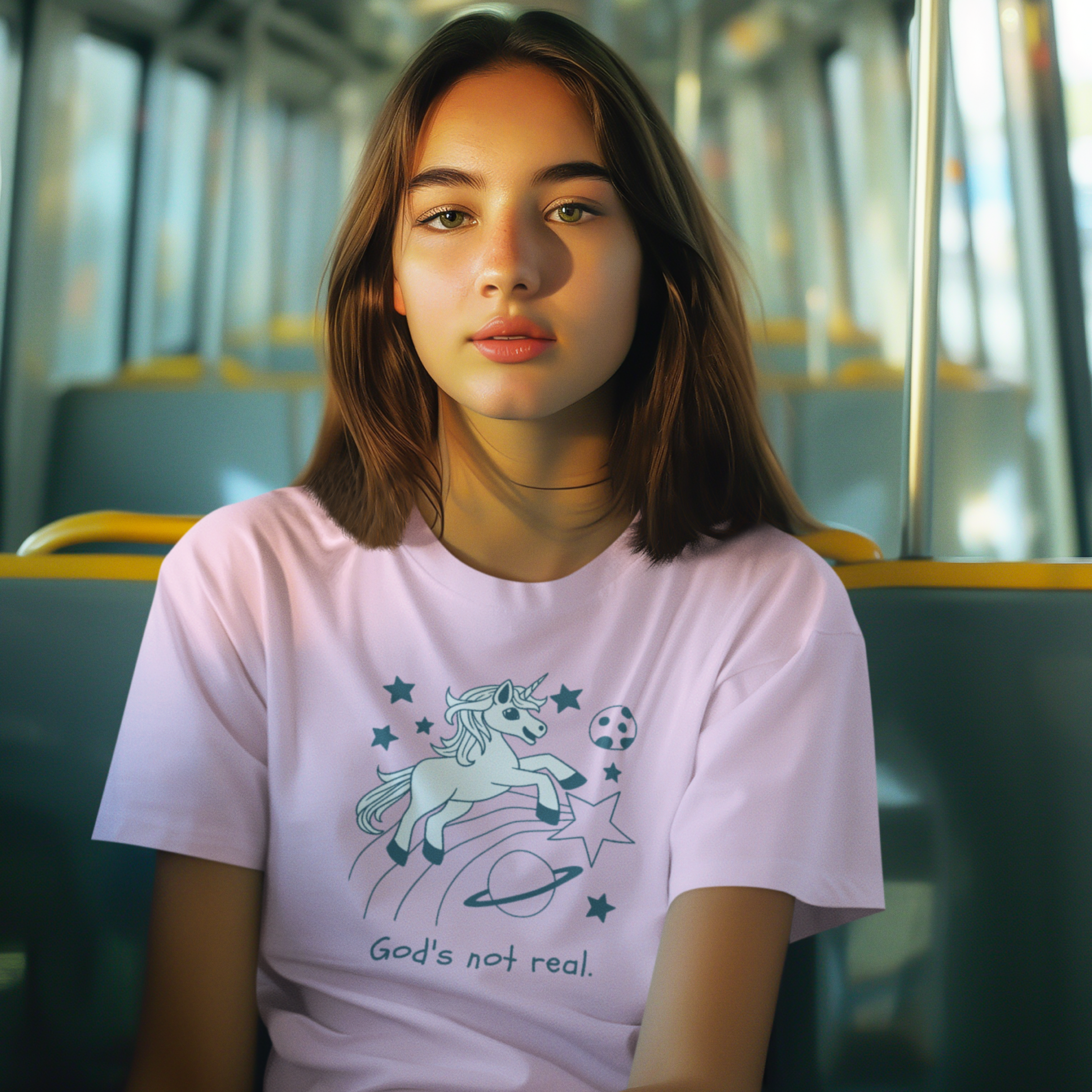 God's Not Real Unicorn Shirt | Believe T-Shirt