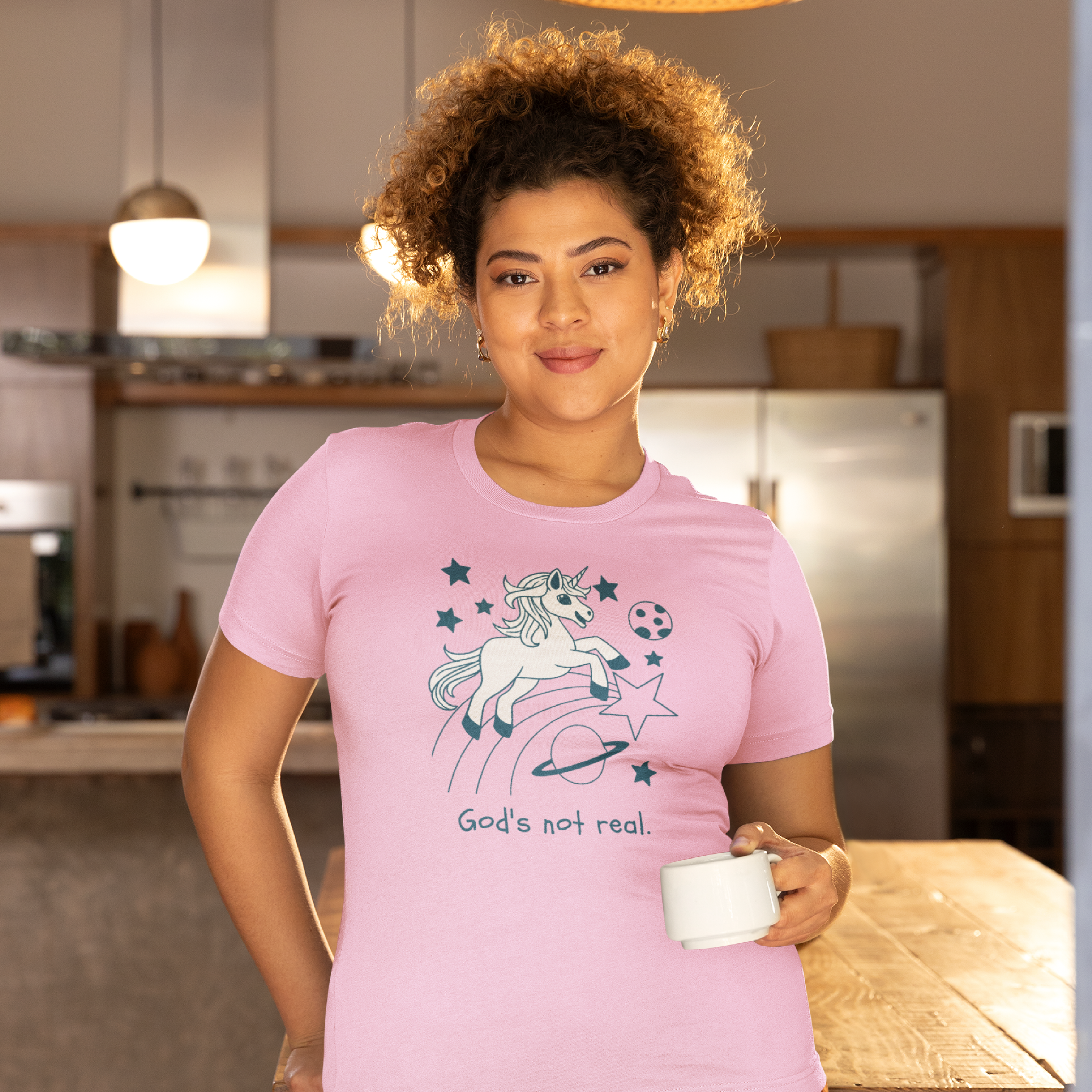 God's Not Real Unicorn Shirt | Believe T-Shirt