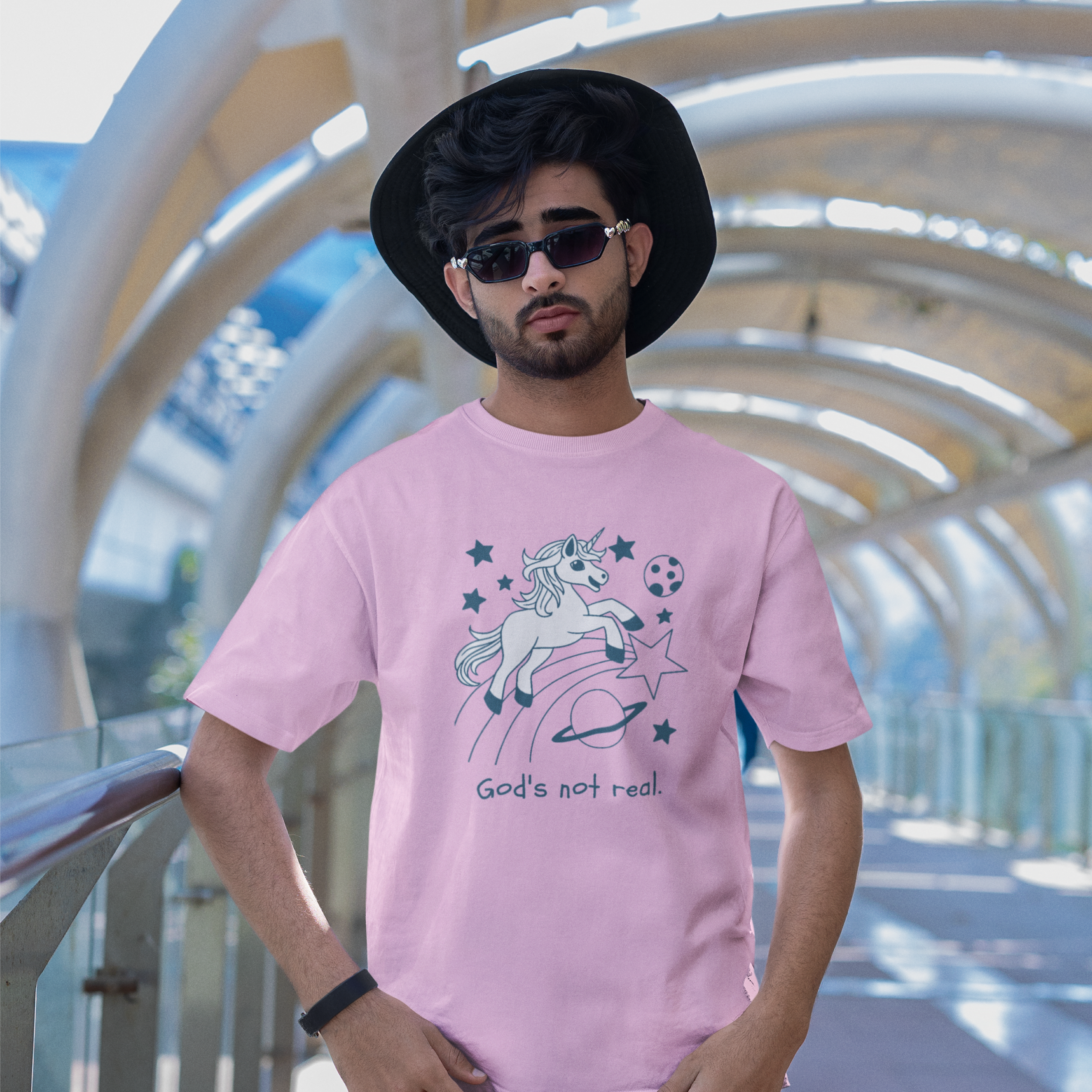 God's Not Real Unicorn Shirt | Believe T-Shirt